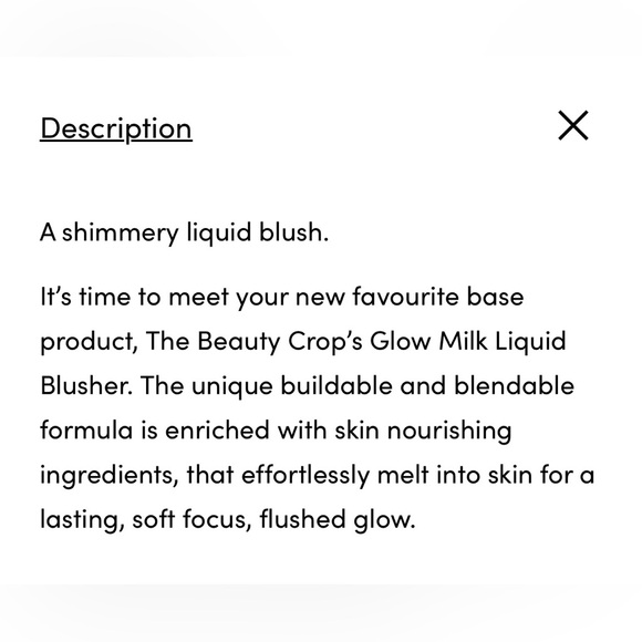 NIB GLOW MILK BLUSHED GLISTENING GRAPEFRUIT - Picture 5 of 5